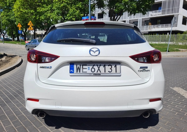 Mazda 3 cena 53900 przebieg: 43262, rok produkcji 2018 z Warszawa małe 562